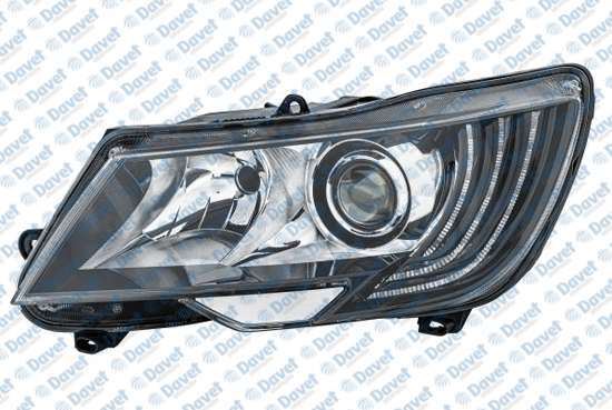 HELLA 1ZS011314-331 Far Komple Sol Xenon Skoda Superb 14-